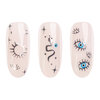 Nail-art sticker Boho Silver