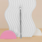 Cuticle pusher Staleks Pro Smart 50 Type 6 (afgeronde pusher en gebogen mes)