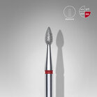 Diamantnagelboor, &quot;drop&quot;, rood, kopdiameter 2,3 mm/ werkdeel 5 mm