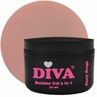 DIVA Builder Gel LOW HEAT 3-in-1 Nude (Dusty Rouge) 30ml
