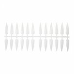 Stiletto Design Tips Natural ONE SIZE 240pcs