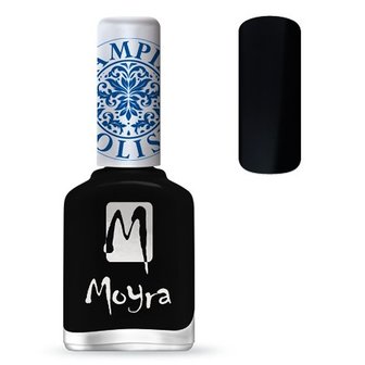 ML06 Moyra Stamping Polish Black