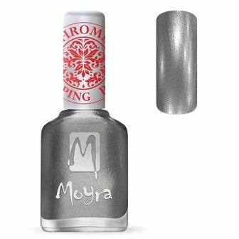 ML25 Moyra Stamping Polish Chrome Silver