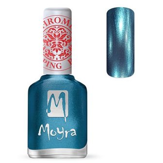 ML26 Moyra Stamping Polish Chrome Blue