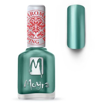ML27 Moyra Stamping Polish Chrome Green