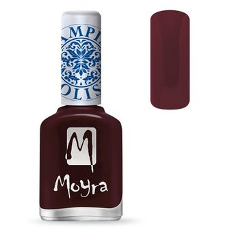 ML03 Moyra Stamping Polish Burgundy Red