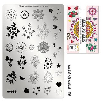 Moyra Stamping Plate 58 STEP BY STEP