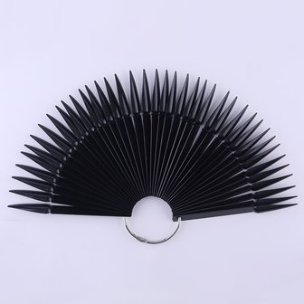 Nailcarrousel Stiletto Black 50pcs