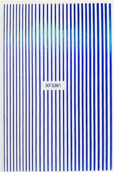 M-nailz stripes blue