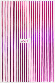 M-nailz stripes Pink