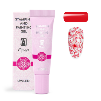 MSG4 Moyra Stamping &amp; Painting Gel Red