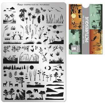 Moyra Stamping Plate 106 Picturesque