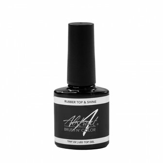 Rubber Top &amp; Shine Top Gel 7ml Tiny.