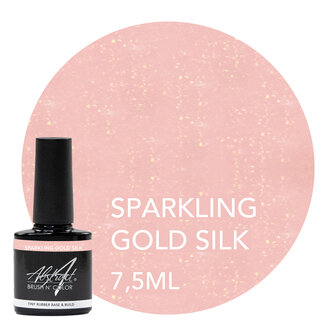  Rubber Base &amp; Build Sparkling Gold Silk 7.5ml | Abstract&nbsp;