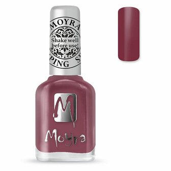 ML38 Moyra Stamping Polsih Cashmere Bordeaux