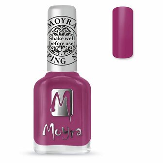 ML39 Moyra Stamping Polsih Peony Red