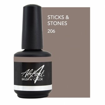 206 Brush n Color Sticks &amp; Stones