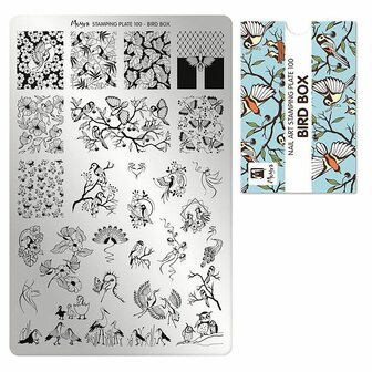 Moyra Stamping Plate 100 Birdbox