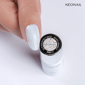 Glitter Effect Base White Sparkle.