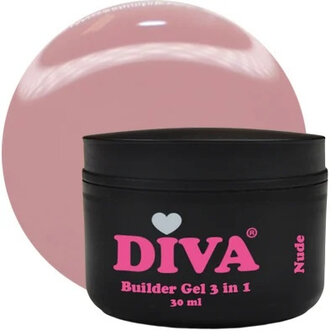 DIVA Builder Gel LOW HEAT 3-in-1 NUDE 15ml