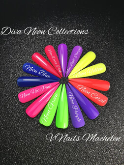 Diva Gellak Neon Dark Pink 15ml