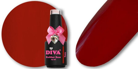 Diva Gellak Rubber Basecoat Terra 15 ml