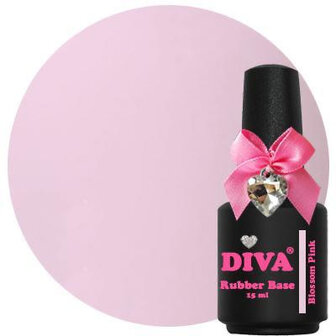 Diva Gellak Rubber Blossom Pink 15ml