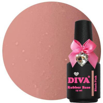 Diva Gellak Rubber Blush Pink 15ml