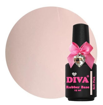 Diva Gellak Soft Pink  15ml