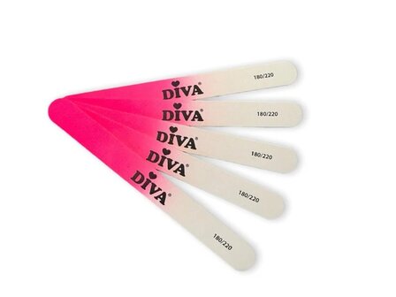 Diva Wooden File 180/220 - 50 stuk