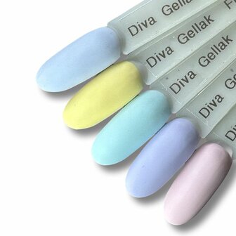 Diva Gellak Studio Pastel Lilac Gum- 10ml - Hema Free