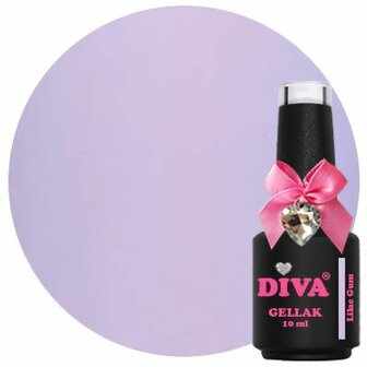 Diva Gellak Studio Pastel Lilac Gum- 10ml - Hema Free