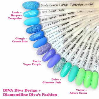 Diva CG Fashion Glamour Jade Glitter