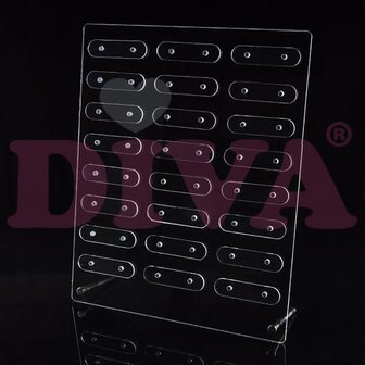 Diva&#039;s Tip Display Magnetic Clear Acrylic