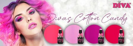 Diva Gellak Diva&#039;s Cotton Candy -bubblegum- 10ml - Hema Free