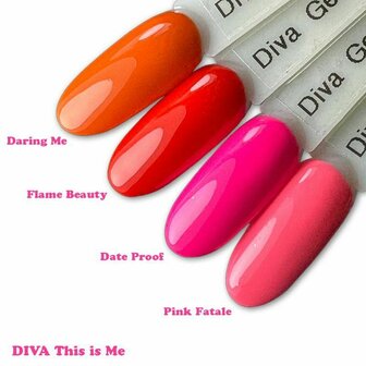 Diva Gellak This is me Collection Flame Beauty- 10ml - Hema Free