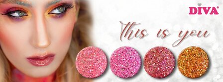Diva Glitter This is You Collection Flaming Hot