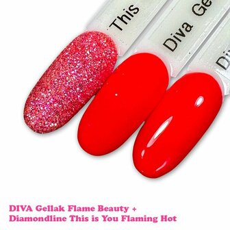 Diva Glitter This is You Collection Flaming Hot