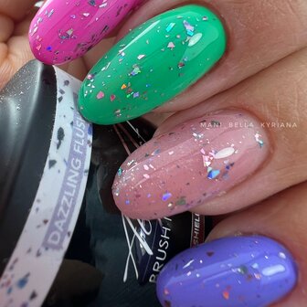 Abstract Top Coat Dazzling Flushed