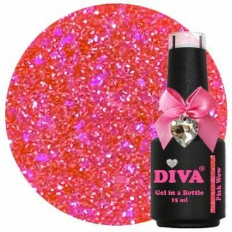 Diva Gel in a Bottle Pink Wow - 15ml