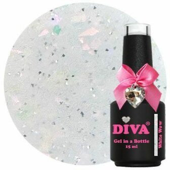 Diva Gel in a Bottle White Wow - 15ml