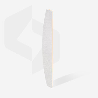Witte wegwerpvijlen voor halvemaanvormige nagelvijl (zachte basis) Staleks Pro Expert 40, korrelgrootte 100 (30 stuks)