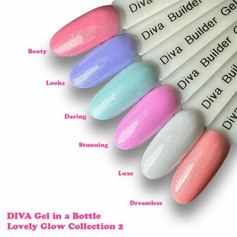 Diva Gel In a bottle Lovely Glow Duo Collection - 12x 15ml- Hema Free + gratis Fineliner
