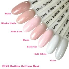 DIVA Builder Gel LOW HEAT 3-in-1 NUDE (Dusty Rouge) 50ml