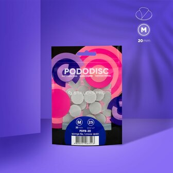 Wegwerpvijlen-sponzen voor pedicureschijf PODODISC M EXPERT 20 (25 stuks)