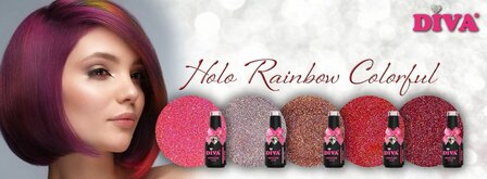 Diva Holo Rainbow Colorfull Collection