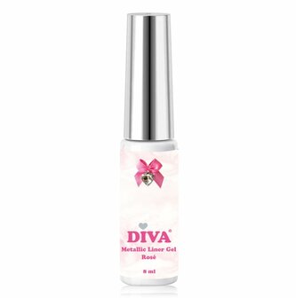 DIVA Metallic Liner Gel Ros&eacute; - Hema&amp;TPO-free