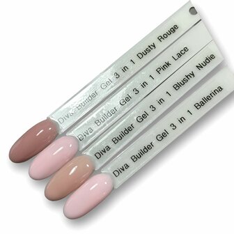 DIVA Builder Gel LOW HEAT 3-in-1 Blushy Nudie 50ml