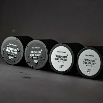 PREMIUM GEL PAINT Black WIPE