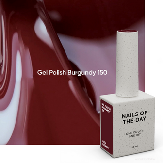 150 NOTD Gelpolish Burgundy-10ml 